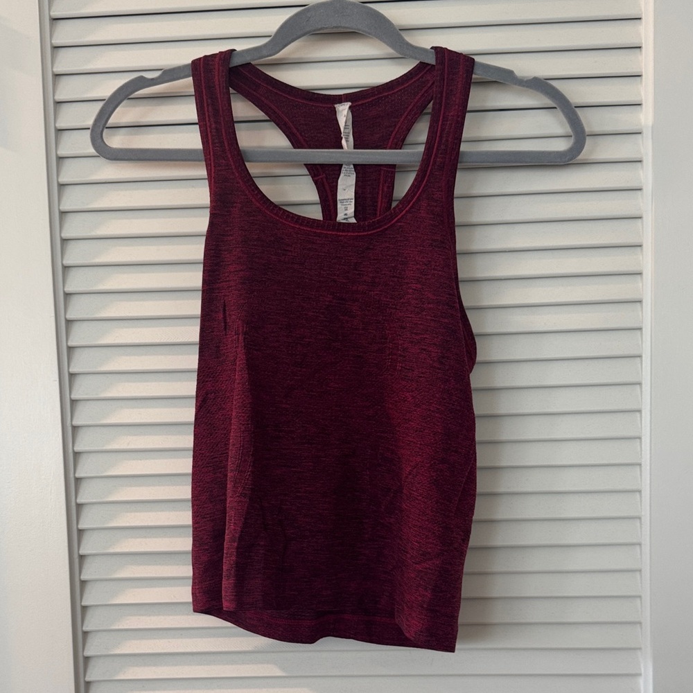 Lululemon Burgundy Tank Top